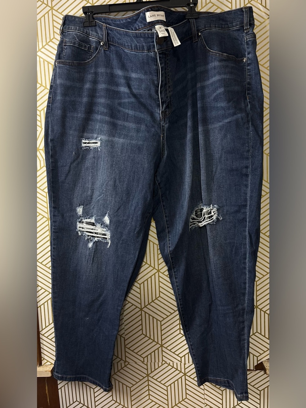 Lane Bryant Distressed Low Rise boyfriend Jeans size 26